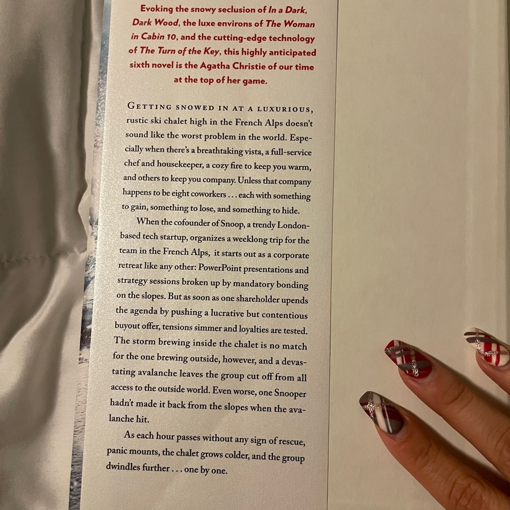 One by one by Ruth Ware